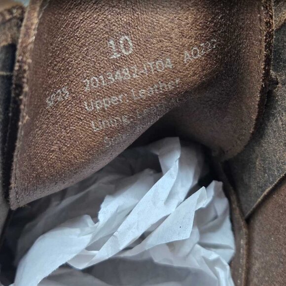 New 10 J.Crew MacAlister boots in leather Estate Brown suede main image 11